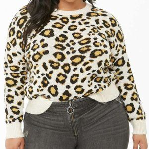 F21+ Cheetah Sweater (Pre-Loved)